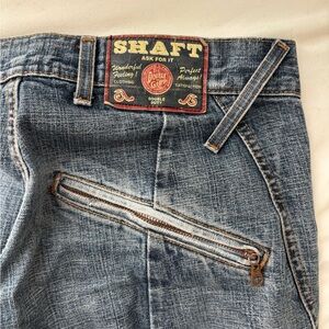 Women's Blue Straight Leg Jeans